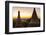 Myanmar. Bagan. Dawn over the Plains of Bagan-Inger Hogstrom-Framed Photographic Print