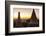 Myanmar. Bagan. Dawn over the Plains of Bagan-Inger Hogstrom-Framed Photographic Print