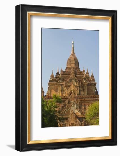 Myanmar. Bagan. Htilominlo Temple-Inger Hogstrom-Framed Photographic Print