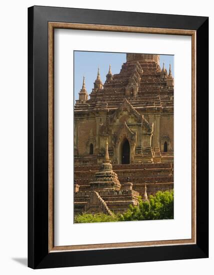 Myanmar. Bagan. Htilominlo Temple-Inger Hogstrom-Framed Photographic Print