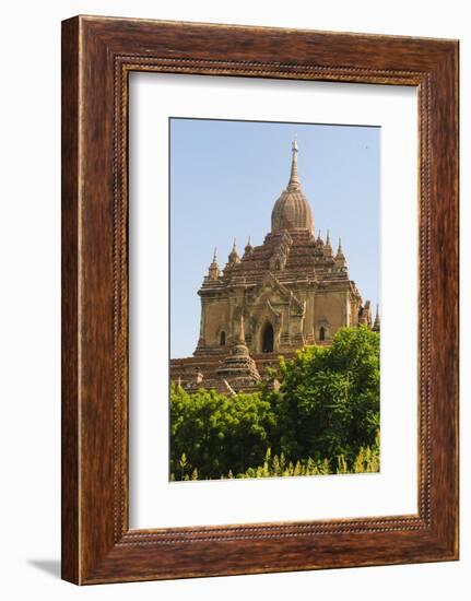 Myanmar. Bagan. Htilominlo Temple-Inger Hogstrom-Framed Photographic Print