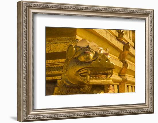 Myanmar. Bagan. Nyaung U. Shwezigon Pagoda-Inger Hogstrom-Framed Photographic Print