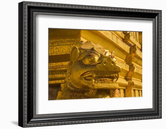 Myanmar. Bagan. Nyaung U. Shwezigon Pagoda-Inger Hogstrom-Framed Photographic Print