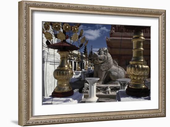 Myanmar, Bagan, Shwezigon Pagoda, 11th-12th Century-null-Framed Giclee Print