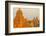 Myanmar. Bagan. Sunrise over the Temples of Bagan-Inger Hogstrom-Framed Photographic Print