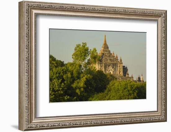 Myanmar. Bagan. Thatbyinnyu Temple-Inger Hogstrom-Framed Photographic Print