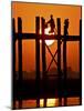 Myanmar, Burma, Amarapura, Taungthaman Lake, U Bein's Bridge-Katie Garrod-Mounted Photographic Print