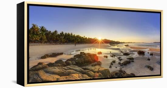 Myanmar (Burma), Rakhine State, Ngapali Beach-Michele Falzone-Framed Premier Image Canvas