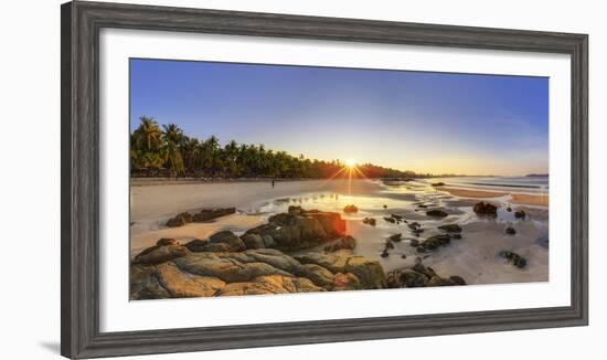 Myanmar (Burma), Rakhine State, Ngapali Beach-Michele Falzone-Framed Photographic Print