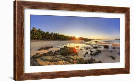 Myanmar (Burma), Rakhine State, Ngapali Beach-Michele Falzone-Framed Photographic Print