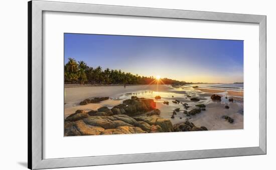 Myanmar (Burma), Rakhine State, Ngapali Beach-Michele Falzone-Framed Photographic Print