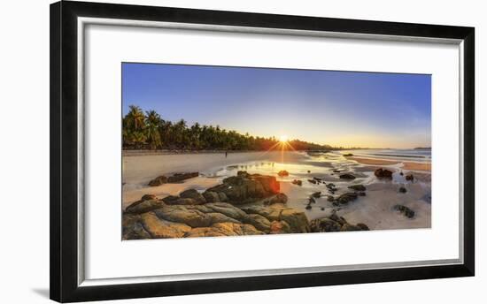 Myanmar (Burma), Rakhine State, Ngapali Beach-Michele Falzone-Framed Photographic Print