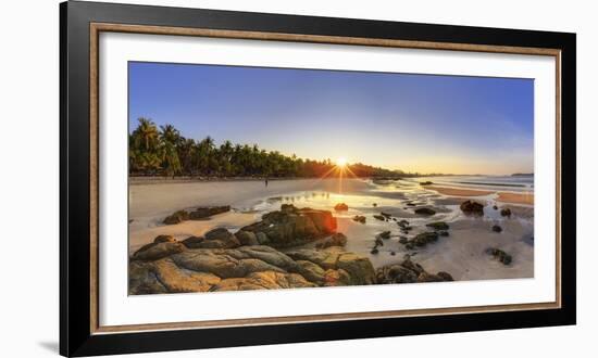 Myanmar (Burma), Rakhine State, Ngapali Beach-Michele Falzone-Framed Photographic Print