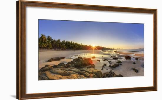 Myanmar (Burma), Rakhine State, Ngapali Beach-Michele Falzone-Framed Photographic Print