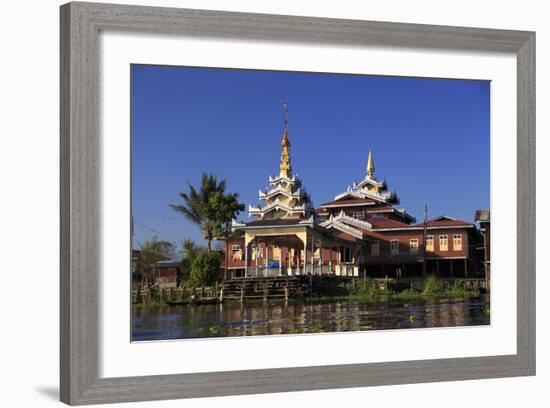 Myanmar (Burma), Shan State, Inle Lake, Nampan Village-Michele Falzone-Framed Photographic Print