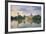 Myanmar (Burma), Yangon (Rangoon), Shwedagon Paya (Pagoda), Karaweik Hall and Kandawgyi Lake-Michele Falzone-Framed Photographic Print