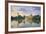 Myanmar (Burma), Yangon (Rangoon), Shwedagon Paya (Pagoda), Karaweik Hall and Kandawgyi Lake-Michele Falzone-Framed Photographic Print