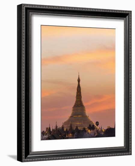 Myanmar (Burma), Yangon, Shwedagon Pagoda-Steve Vidler-Framed Photographic Print