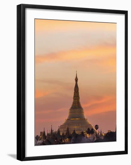 Myanmar (Burma), Yangon, Shwedagon Pagoda-Steve Vidler-Framed Photographic Print