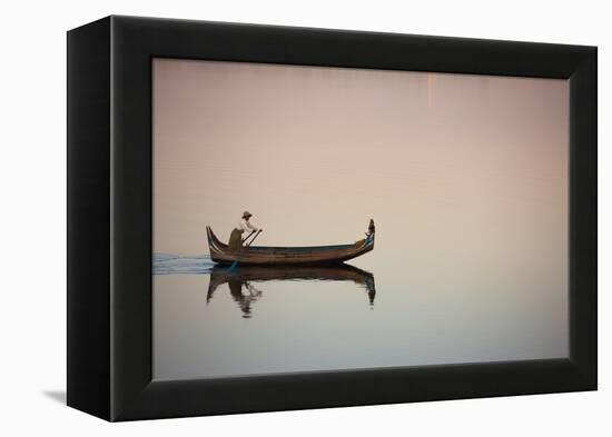 Myanmar Commute-Art Wolfe-Framed Premier Image Canvas