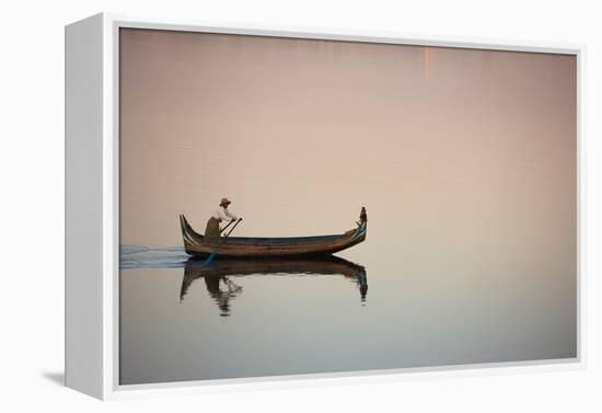 Myanmar Commute-Art Wolfe-Framed Premier Image Canvas
