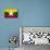 Myanmar Flag Design with Wood Patterning - Flags of the World Series-Philippe Hugonnard-Mounted Art Print displayed on a wall