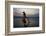 Myanmar, Inle Lake. Fisherman Rowing at Sunset-Jaynes Gallery-Framed Photographic Print