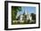 Myanmar. Mandalay. Inwa. White Temple Surrounded by Greenery-Inger Hogstrom-Framed Photographic Print