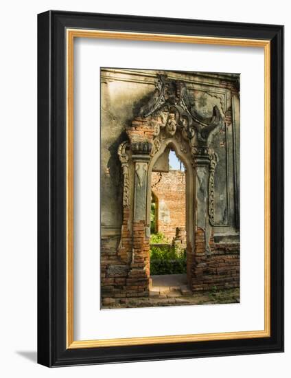 Myanmar. Mandalay. Inwa. Yadana Hsimi Temple Complex-Inger Hogstrom-Framed Photographic Print