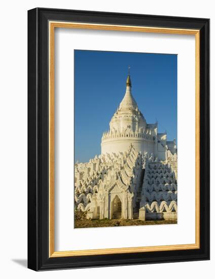 Myanmar. Mandalay. Mingun. Hsinphyumae Pagoda-Inger Hogstrom-Framed Photographic Print