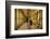 Myanmar. Monk Walks Down Hallway in Monastery-Brenda Tharp-Framed Photographic Print