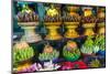 Myanmar. Yangon. Botataung Pagoda. Offerings of Fruit for Sale-Inger Hogstrom-Mounted Photographic Print