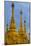 Myanmar. Yangon. Shwedagon Pagoda. Golden Spires Gleam at Twilight-Inger Hogstrom-Mounted Photographic Print