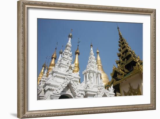 Myanmar, Yangon. Shwedagon Pagoda, Holiest Buddhist Shrine in Myanmar-Cindy Miller Hopkins-Framed Photographic Print