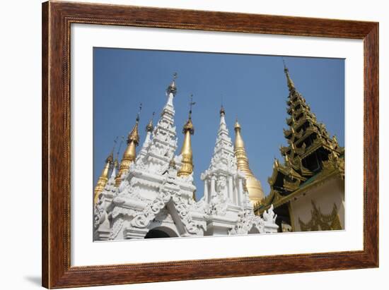 Myanmar, Yangon. Shwedagon Pagoda, Holiest Buddhist Shrine in Myanmar-Cindy Miller Hopkins-Framed Photographic Print