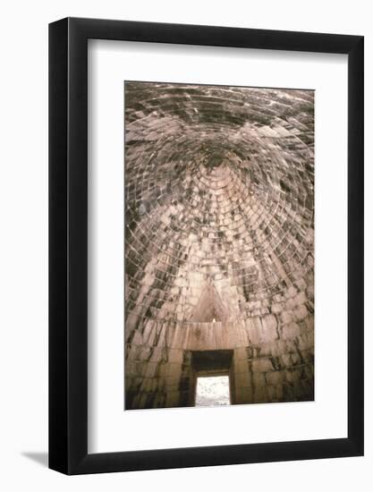 Mycenae Interior of Treasury of Atreus, Greece, c1600BC-c1200BC-Unknown-Framed Photographic Print