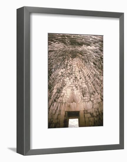 Mycenae Interior of Treasury of Atreus, Greece, c1600BC-c1200BC-Unknown-Framed Photographic Print