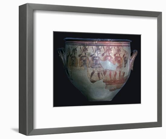 Mycenaean 'Warrior Vase', 12th century-Unknown-Framed Giclee Print