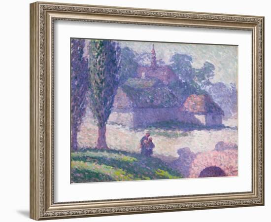 Mydlow Village, Poland, 1907-Robert Polhill Bevan-Framed Giclee Print