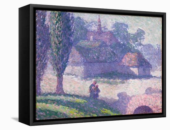 Mydlow Village, Poland, 1907-Robert Polhill Bevan-Framed Premier Image Canvas