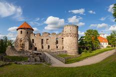 Ruins of old castle in Cesis, Latvia, Europe-Mykola Iegorov-Photographic Print