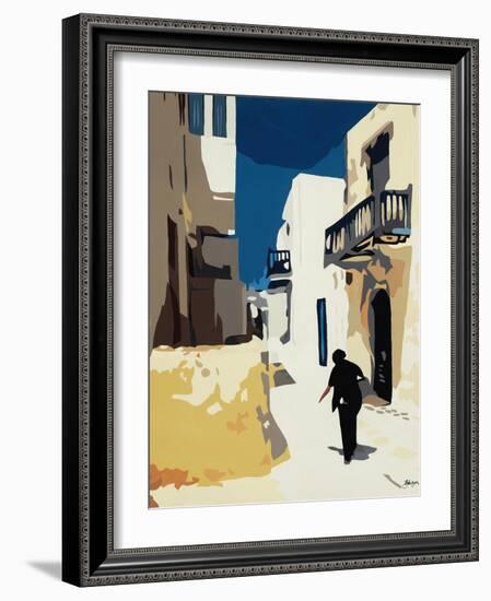 Mykonos 3-BethAnn Lawson-Framed Art Print