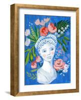 Mykonos Bust I-Sharon Montgomery-Framed Art Print