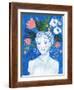 Mykonos Bust Ii-Sharon Montgomery-Framed Art Print