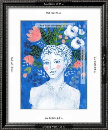 Mykonos Bust Ii Art Print Sharon Montgomery Art Com