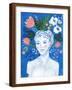 Mykonos Bust Ii-Sharon Montgomery-Framed Art Print