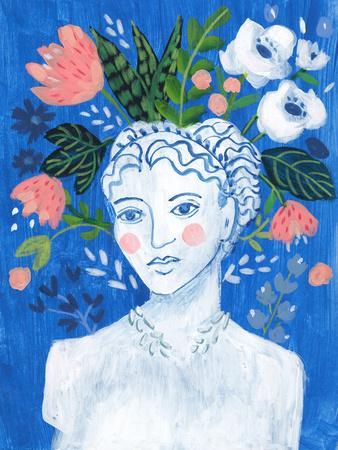 Mykonos Bust Ii Art Print Sharon Montgomery Art Com