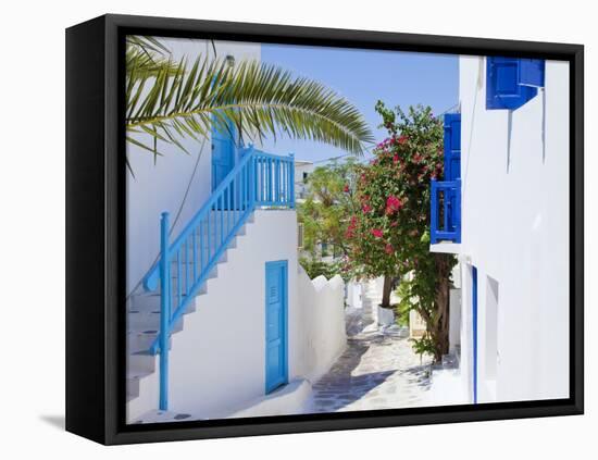 Mykonos (Hora), Cyclades Islands, Greece, Europe-Gavin Hellier-Framed Premier Image Canvas