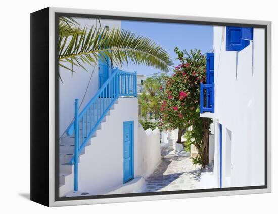 Mykonos (Hora), Cyclades Islands, Greece, Europe-Gavin Hellier-Framed Premier Image Canvas