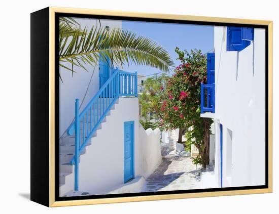 Mykonos (Hora), Cyclades Islands, Greece, Europe-Gavin Hellier-Framed Premier Image Canvas